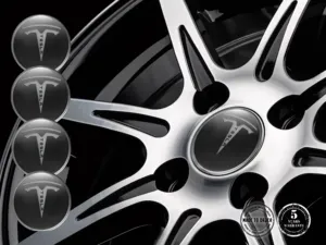 Tesla Édition Décalques Roue Autocollants Silicone Racing